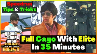 Cayo Perico Heist SOLO Speedrun Elite Challenge GUIDE | Advanced Tips & Tricks | GTA V Online GUIDE