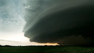 Trapped in Path of Tornadic Supercell - Bartlett NE Supercell 6-16-14