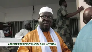 Arrivée President Macky sall à TOUBA