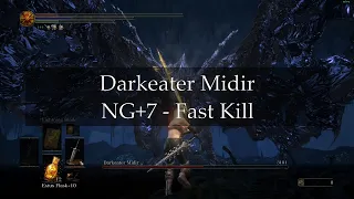 Dark Souls III - Darkeater Midir - NG+7 Fast Kill