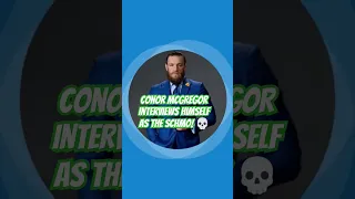 McGregor interviewing himself as The Schmo 😭
