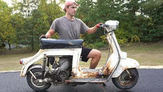 Ultra RARE 1960's Ducati Scooter First Start After 30 Years