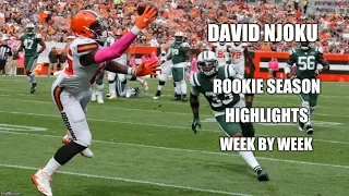 David Njoku #85 | 2017 Rookie Season ALL catches HD week-by-week