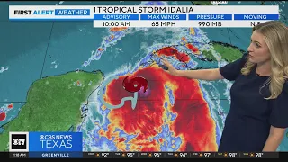 Tropical storm Idalia likely to become a hurricane