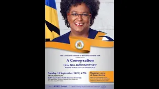 New York Diaspora: A Conversation with the Prime Minister of Barbados