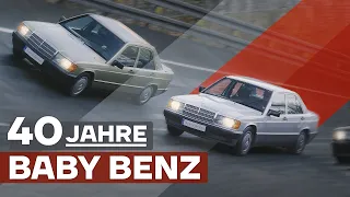 Baby-Benz-Modelle auf der Teststrecke | Mercedes-Benz 190 (W 201)