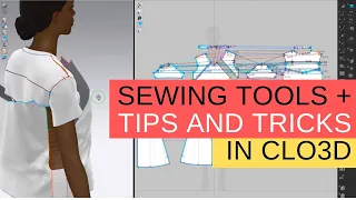 Sewing Tools in CLO3D explained - CLO3D Beginner Course