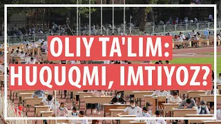 "Zulfiyachi"lardan organ xodimlarining farzandlarigacha. Imtiyozga aylanayotgan oliy ta’lim