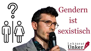 Lektor Evgenij Unker übers Gendern (prämierter Auftritt!)