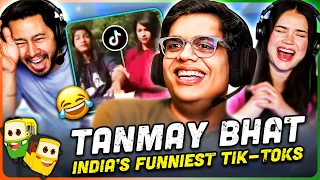 TANMAY BHAT - India's Funniest Tik Toks REACTION! | This one broke Jaby 🤣