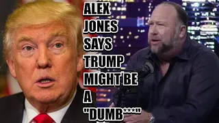 SHOCK: Alex Jones Says Donald Trump Might Be A "Dumba**" For Recommending Covid Vaccine!