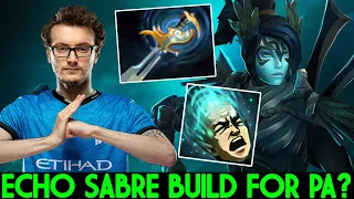 MIRACLE [Phantom Assassin] Echo Sabre Build for PA? Crazy Power Dota 2