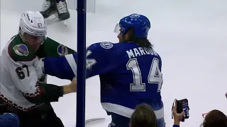 NHL Fight - Coyotes @ Lightning - Crouse vs Maroon - 28/10/2021