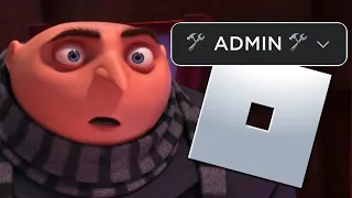 gru becomes roblox admin