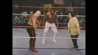 JYD & George Steele in action   Championship Wrestling Jan 11th, 1986