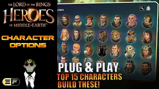 LoTR:HoME Top 15 Plug & Play Characters! Augment your existing Raid Teams with these!