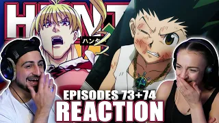 GON HAS LOST THE PLOT! Hunter x Hunter Episodes 73-74 REACTION!