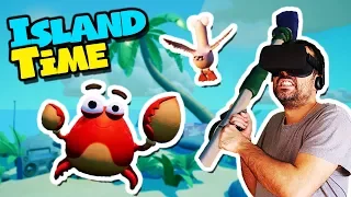 ¿SOBREVIVIRÉ EN UNA ISLA DESIERTA? SOY UN NÁUFRAGO EN REALIDAD VIRTUAL | Island Time VR