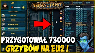 ⭐ POBIŁ REKORD LVLA PIERWSZEGO DNIA PRZY POMOCY 730.000 GRZYBÓW ⭐ SHAKES & FIDGET ⭐ N3UTR4L ⭐