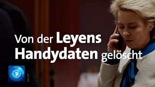 Berateraffäre: Wichtige Handydaten von Ex-Ministerin von der Leyen gelöscht