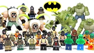 LEGO Batman Rogues Gallery Bane & Killer Croc Villains Minifigure & Big Figure Collection