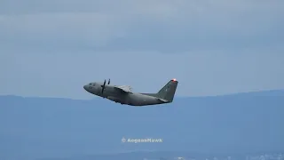 Hellenic Air Force C-27J Spartan sanitary flight to Chios island airport.