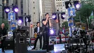 The Script - Heroes (Soundcheck Version) at the TODAY SHOW 5/21/10