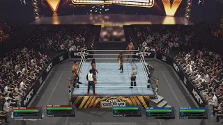 WWE 2K24 ONLINE : 2v3 Handicap match