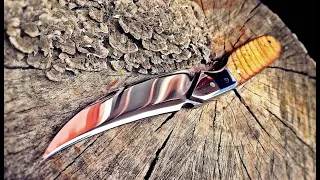 Making a Persian Camping Knife from plow parts