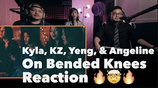 [ARTIST LAB] ON BENDED KNEES - KYLA, KZ, YENG & ANGELINE REACTION | Yo Check It Reacts