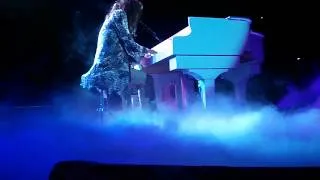 Steven Tyler Rises Up Out Of The Stage