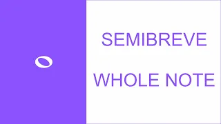 Semibreve (Whole Note) - BPM 60