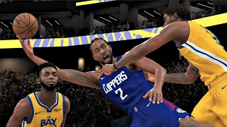 NBA 2K21 Gameplay - Clippers vs Warriors - Los Angeles vs Golden State - NBA 2K21 PS4