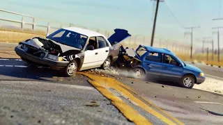 New ! Freeway Car Crashes - BeamNg drive