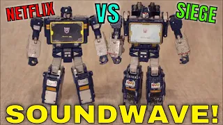 Transformers Netflix WFC Soundwave w/ Laserbeak and Ravage - GotBot True Review NUMBER 802