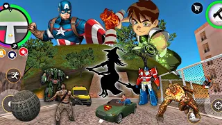 Captain America Build New Military Base | Rope Hero: Vice Town