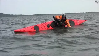 2013г  Морской каякинг  Тренировка  Тунайча  Сахалин   Sea kayak expedition Russia   Kyak Technique