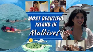 Travelling to the most beautiful island in MALDIVES🌊|Bhavika sharma Vlogs| Travel❤️