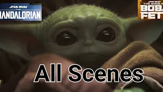 All Baby Yoda Scenes (Mandalorian S1, S2 + Book of Boba Fett S1)