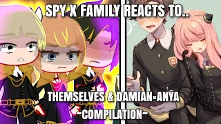 Desmond family + Damian FANGIRLS react to Damian x Anya, Gacha club 👒MY VIDEOS COMPILATION👒