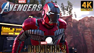 Iron Man MCU Mark 5 Armor Gameplay | Marvel's Avengers (4K 60FPS HDR)