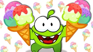 OS SORVETES DELICIOSOS! Om nom vs SORVETE - Aprenda Português com Om Nom | Desenhos Infantis