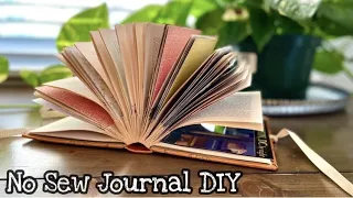 Simple No Sew Junk Journal Tutorial Video / Easy Journal DIY / Step By Step Journal Video