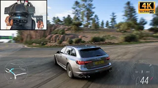 Audi RS4 Avant 2018 | Forza Horizon 5 | Steering Wheel |