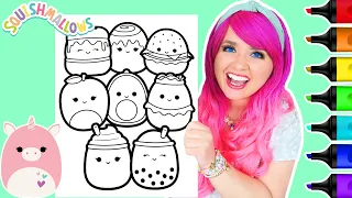 Coloring Squishmallows Sweet Treats Coloring Page | Ohuhu Art Markers