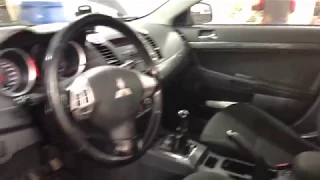 Шумоизоляция Mitsubishi Lancer X, он больше не является капсулой шума - теперь он очень тихий