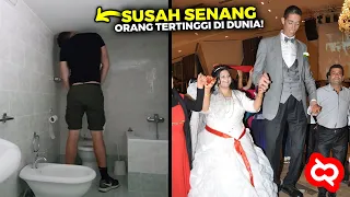 Saking Tingginya, Masuk Rumah Sendiri Aja Harus Nunduk! Rekor Manusia Tertinggi di Dunia