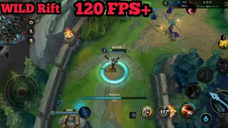 POCO F4 GT LEAGUE OF LEGENDS  WILD RIFT JOGANDO A 120 FPS NO SEU CELULAR ANDROID