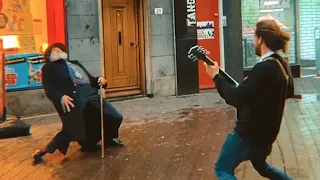 Amazing Dancer with Street Performer in The Hague, Netherlands