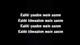 Kabhi Yaadon Mein aaoon lyrics | Arijit Singh & Palak Muchhal | Lyrics On